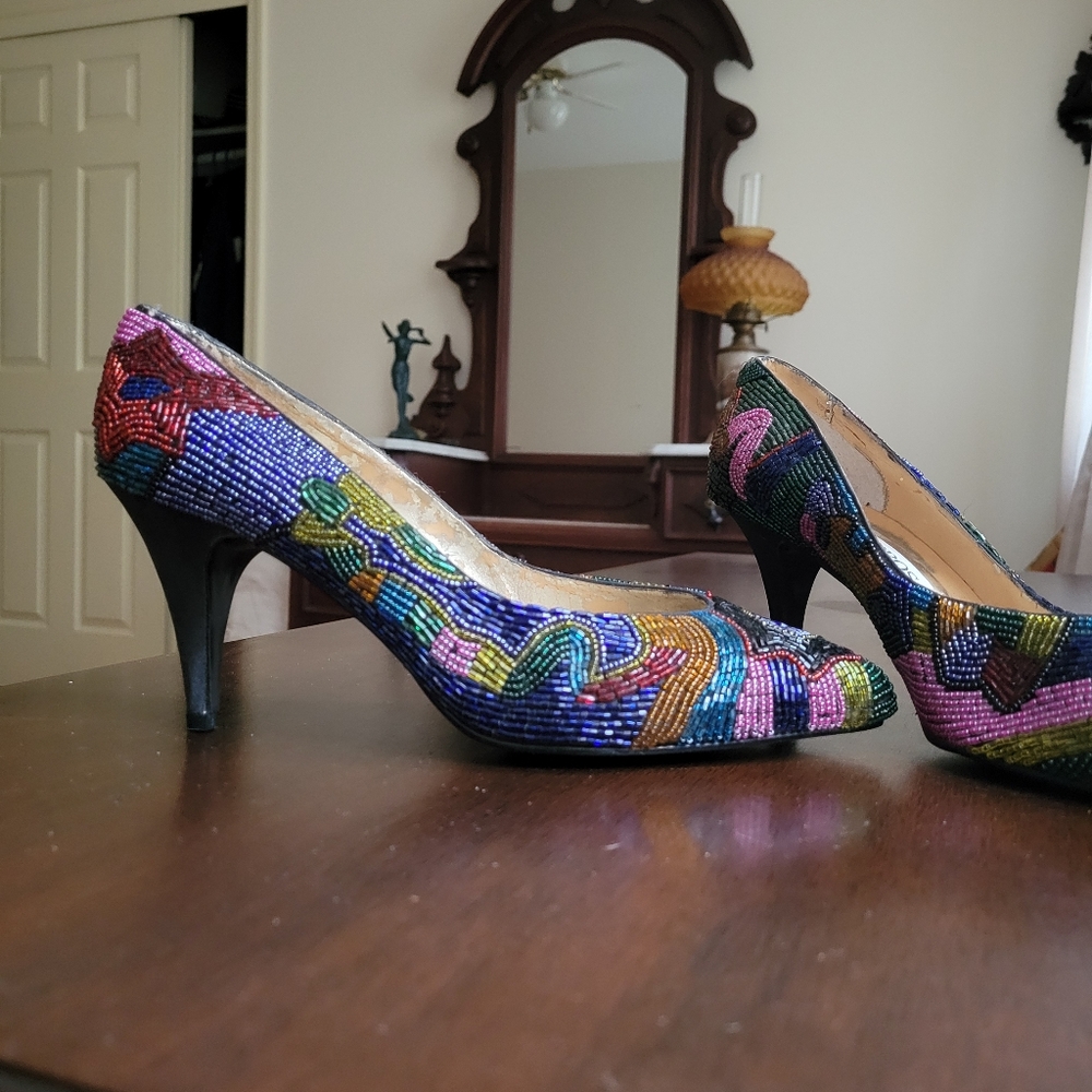 Caparros Beaded High Heels